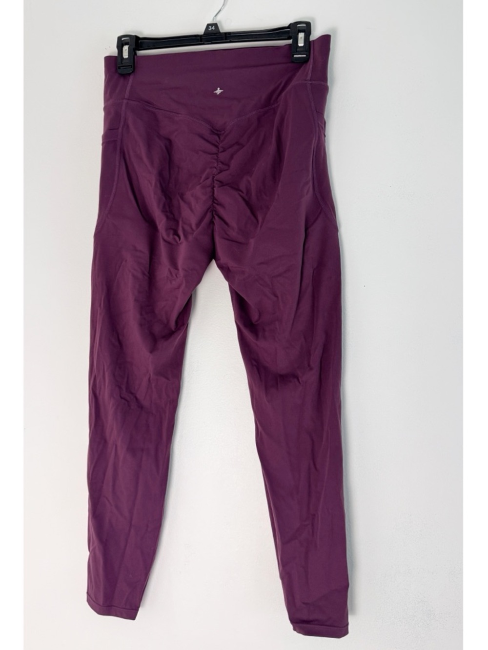HALARA Bum Lift Legging Deep Plum High-Rise Pocket Leggings size L